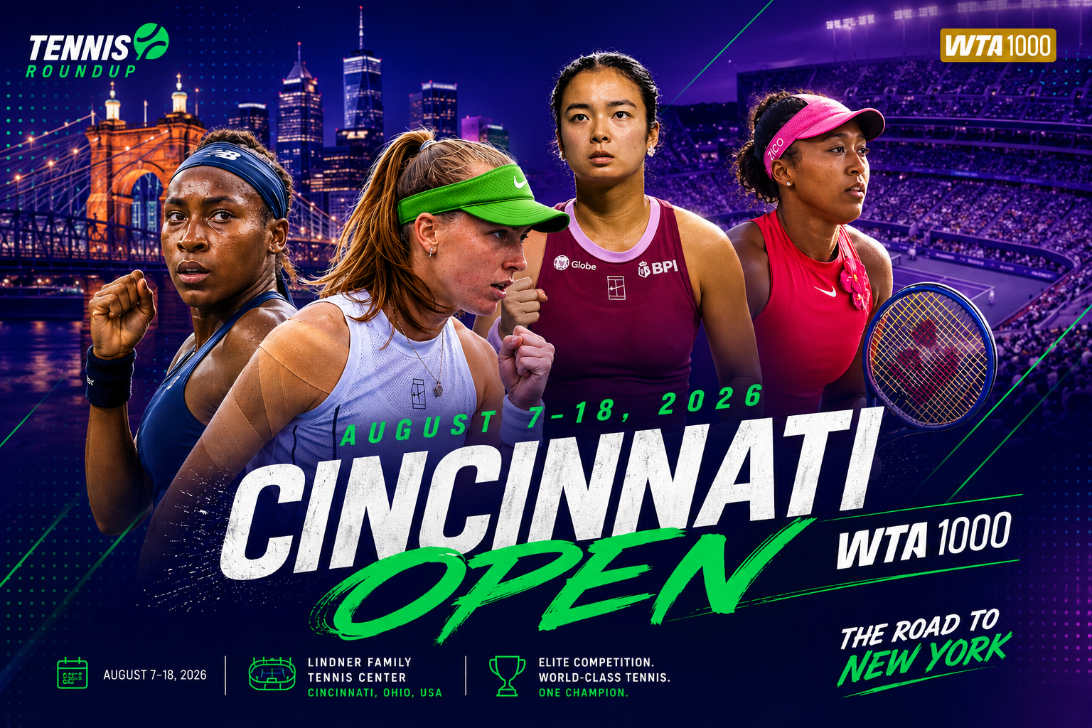 Gauff Beats Pegula to Claim Second Cincinnati Crown | WTA Cincinnati Open 2026
