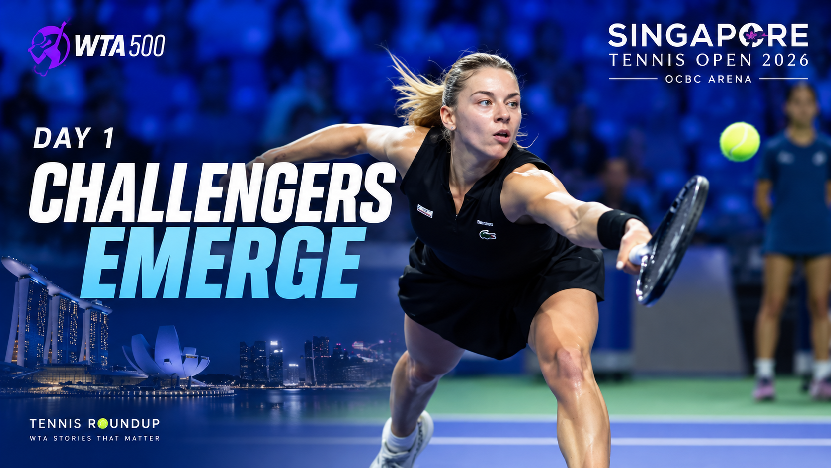 Singapore Tennis Open 2026 Day 1: The Challengers Begin to Fall Into Place