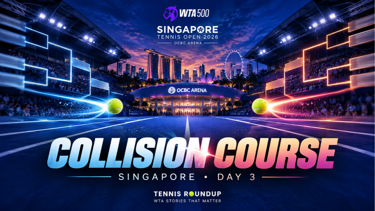 Singapore Tennis Open 2026 Day 3: Quarterfinal Collisions Take Shape